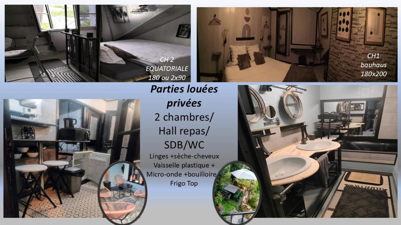 2Ch 4Pers Matelas M De Forme Kitchenette Sdb Wc Au Calme Cote Jardin Tulle Exterior photo